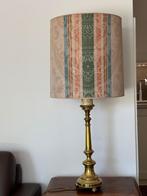 Schemerlamp met ronde kap, Huis en Inrichting, Lampen | Tafellampen, Gebruikt, Vintage, Ophalen of Verzenden, Metaal