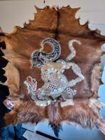 Wayang vs nagah geiten vel uit indonesie, Ophalen of Verzenden