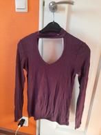 Bordeaux rode top maat S/M, Ophalen of Verzenden, Zo goed als nieuw, Rood, Zonder mouw