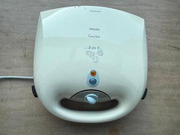 Philips Cucina 3-in-1 Tosti-/Wafelijzer beschikbaar voor biedingen