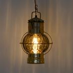 ✅ Den Haan scheepslamp Globe-LAMP KAJUITLAMP messing ca 1970, Glas, Ophalen of Verzenden, Zo goed als nieuw, Scheepvaart Industrieel