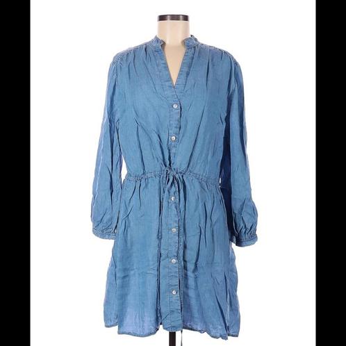 Jurk maat m blauw, Kleding | Dames, Jurken, Zo goed als nieuw, Blauw, Verzenden