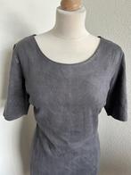 Kyra & Ko maat 42 zilvergrijze suede jurk 2574, Kleding | Dames, Jurken, Kyra & Ko, Maat 42/44 (L), Ophalen of Verzenden, Zo goed als nieuw
