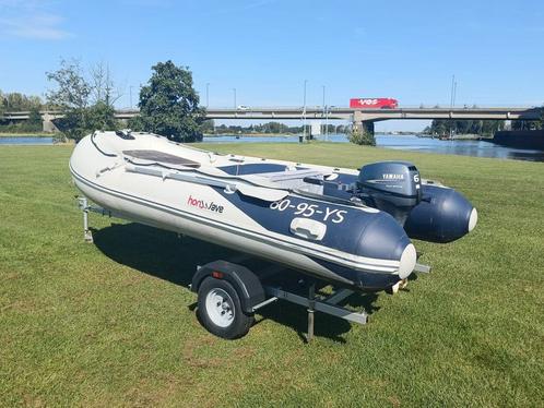 Honwave T40,inclusief trailer en toebehoren, Watersport en Boten, Rubberboten, Zo goed als nieuw, Overige merken, Aluminium, Minder dan 70 pk