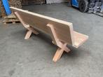 6 cm douglas bank met rugleuning 200cm, 250 en 300 cm, Nieuw, Hout
