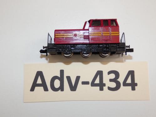 Adv-434 N Spoor Dieselrangeerlocomotief 7218 Fleischmann, Hobby en Vrije tijd, Modeltreinen | N-Spoor, Gebruikt, Locomotief, Gelijkstroom