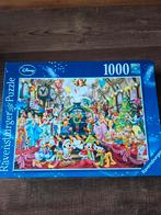 Ravensburger Disney Kerstpuzzel 1000 Stukjes trein, Ophalen of Verzenden, 500 t/m 1500 stukjes, Zo goed als nieuw, Legpuzzel