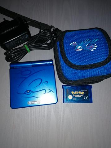Game Boy Advance SP Kyogre Editie + Pokémon Sapphire beschikbaar voor biedingen