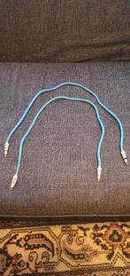 Audiuquest Turquoise X2 Hyperlitz RCA Interconnects 50cm, Ophalen of Verzenden, Zo goed als nieuw, 2 tot 5 meter, Interlink-kabel