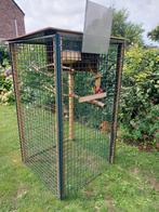 Ruime, stevige kooi ideaal voor buitengebruik, Dieren en Toebehoren, Ophalen, Overige materialen, Vogelkooi
