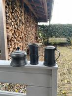 Tinnen kannen en suikerpot, Antiek en Kunst, Ophalen of Verzenden