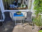 2 tuinstoelen, Ophalen, Gebruikt, Kunststof, Stapelbaar