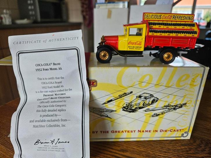 Ford Aa Coca cola, Hobby en Vrije tijd, Modelauto's | 1:43, Zo goed als nieuw, Matchbox, Ophalen