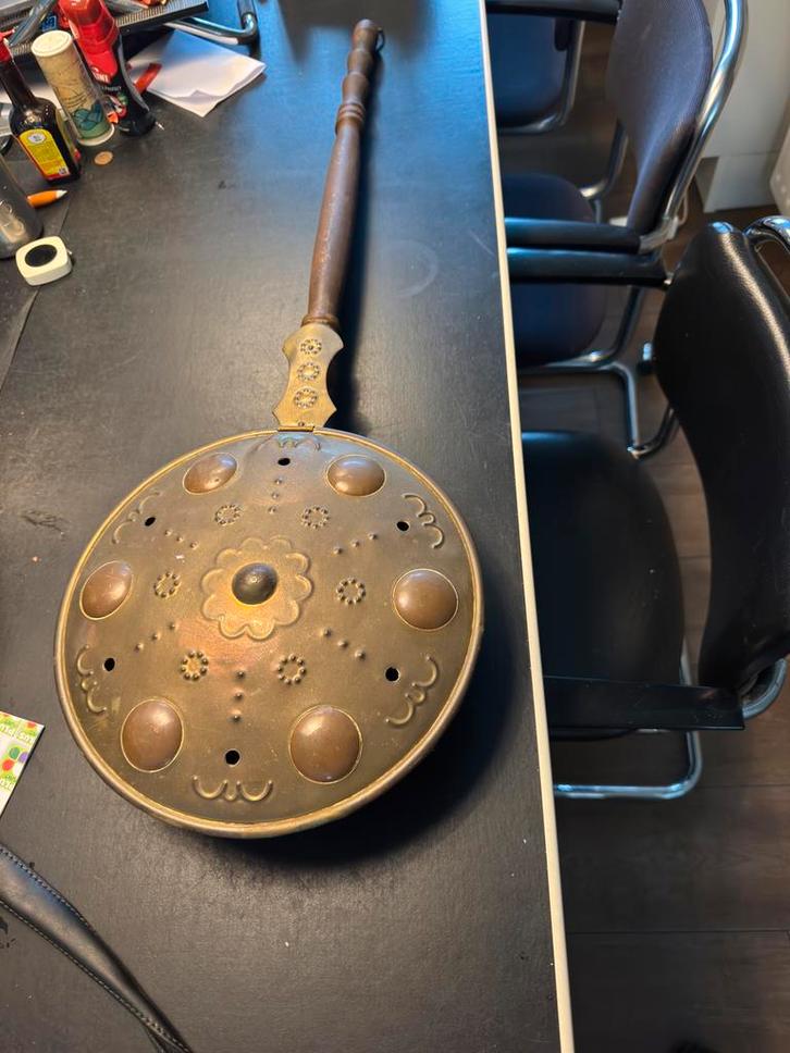 Koperen beddepan, Antiek en Kunst, Antiek | Koper en Brons, Ophalen of Verzenden