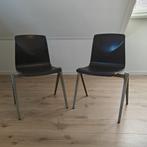 twee Galvanitas s22 retro vintage stoelen, Huis en Inrichting, Stoelen, Ophalen, Gebruikt, Twee, Bruin