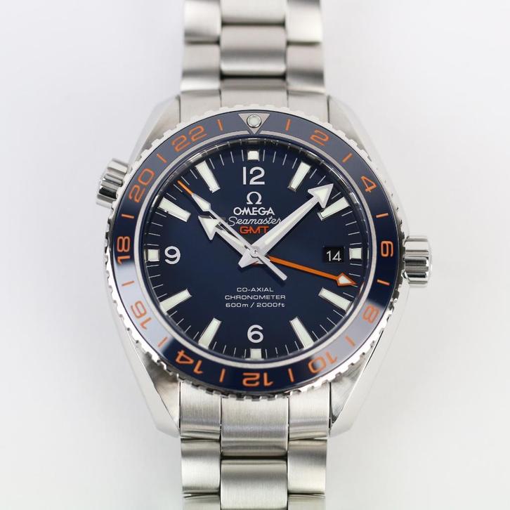 Omega Planet Ocean Good Planet 43.5 (Zeer goed/ 2016), Sieraden, Tassen en Uiterlijk, Horloges | Heren, Zo goed als nieuw, Polshorloge