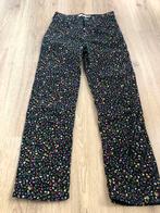 Levi’s wedgie straight 24 zwarte jeans kleurrijke bloemen, Zwart, Ophalen of Verzenden, Zo goed als nieuw, X