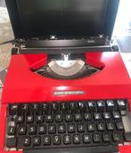 Rode vintage Sperry Remington Idool typemachin rood uit 1980, Diversen, Typemachines, Ophalen of Verzenden, Zo goed als nieuw