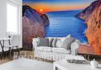 Baai Zakynthos behang, Grieks behang, VLIES, *Fotobehang4you, Verzenden, Minder dan 10 m², Griekenland, Zakynthos, vakantie