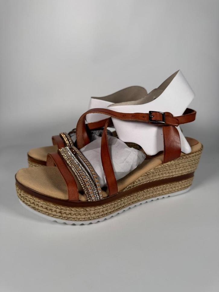 Refresh x Creeks Wedge Sandals – EU 39 – Brown, Kleding | Dames, Schoenen, Nieuw, Sneakers of Gympen, Bruin, Verzenden