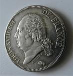Frankrijk 5 francs 1822 A, Frankrijk, Zilver, Ophalen of Verzenden, Losse munt