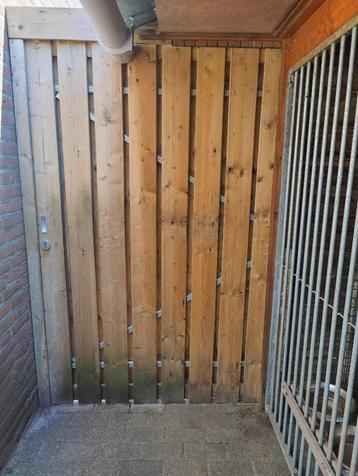 Geïmpregneerde vuren Schuif poort  beschikbaar voor biedingen
