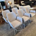 6 x Eetkamerstoel Misaki Beehive White van Jesper Home, Ophalen, Info@jesperhome.nl, Nieuw, Metaal