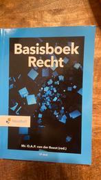 O.A.P. van der Roest - Basisboek Recht, Boeken, Ophalen of Verzenden, O.A.P. van der Roest, Zo goed als nieuw