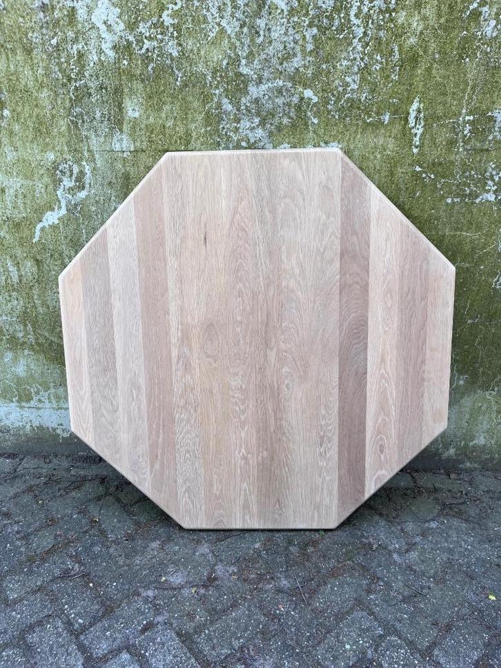 Geschuurd | massief eiken | tafelblad (nr. 22), Verzamelen, Retro, Huis en Inrichting, Ophalen