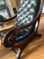 Chesterfield stoel - Opknapper, Huis en Inrichting, Fauteuils, Ophalen, Gebruikt, Hout, 75 tot 100 cm