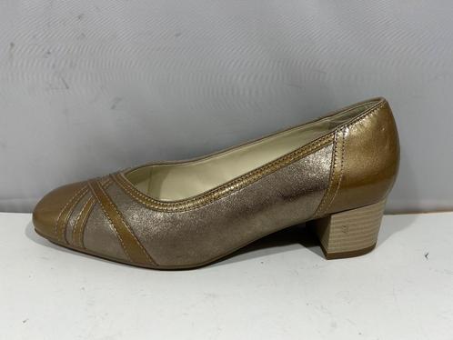 Ara, maat 38,5 h, pumps in het zilver met goud., Kleding | Dames, Schoenen, Zo goed als nieuw, Schoenen met lage hakken, Overige kleuren