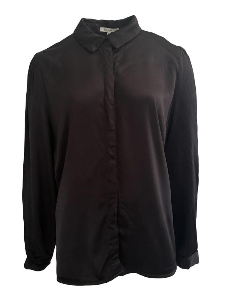 Nukus blouse XL, Kleding | Dames, Blouses en Tunieken, Zo goed als nieuw, Maat 46/48 (XL) of groter, Zwart, Ophalen of Verzenden