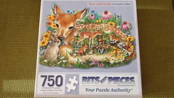 Puzzel van Bits and Pieces, 750 stukjes, z.g.a.n. beschikbaar voor biedingen
