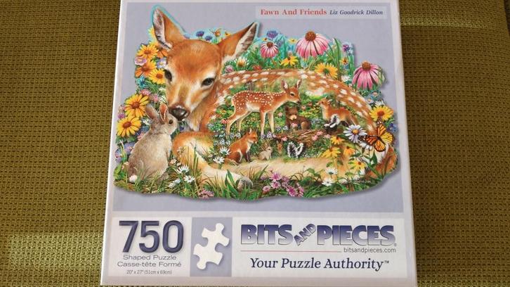 Puzzel van Bits and Pieces, 750 stukjes, z.g.a.n., Hobby en Vrije tijd, Denksport en Puzzels, Zo goed als nieuw, Legpuzzel, 500 t/m 1500 stukjes