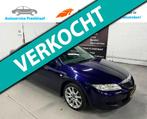 Mazda 6 Sport 2.0i Touring Automaat NAVIGATIE / VOL-LEDER, 65 €/maand, 1300 kg, Gebruikt, Blauw