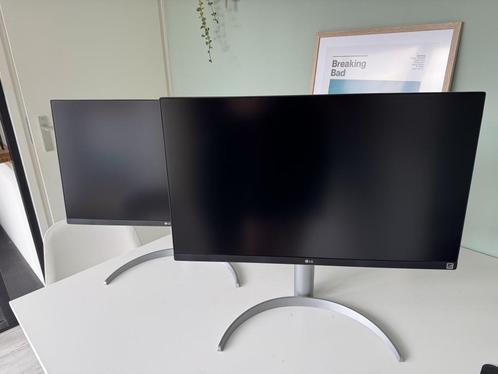 Twee LG 27UP85NP-W 27 inch 4K Monitoren – USB-C, Computers en Software, Monitoren, Zo goed als nieuw, 60 Hz of minder, DisplayPort