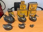 Set eend doosjes tin/messing – handwerk China, Ophalen of Verzenden, Nieuw, Dier