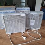 2 Tafel ventilators lichtgewicht 3 snelheden, Ophalen of Verzenden, Gebruikt, Tafelventilator