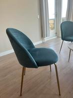 Kave Home eetkamerstoel – fluweel, in goede staat, Huis en Inrichting, Stoelen, Ophalen, Overige kleuren, Stof, Vier