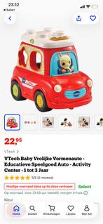 Vtech speelgoed auto, Ophalen, Gebruikt, 6 maanden tot 2 jaar