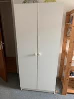 Witte hangkast met plank - 80x60x180 cm, Huis en Inrichting, Kasten | Kledingkasten, Gebruikt, 150 tot 200 cm, 50 tot 75 cm, Overige materialen