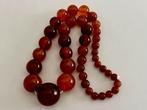 Oude Antieke Amber Bakeliet - Catalin Ketting, Sieraden, Tassen en Uiterlijk, Antieke sieraden, Verzenden, Overige materialen