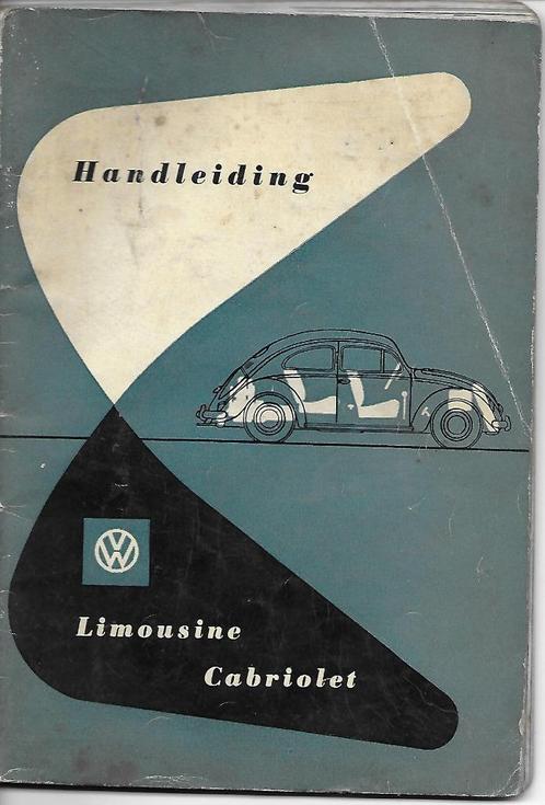 Handleiding VW Kever Ovaal Zwitter 1953, Auto diversen, Handleidingen en Instructieboekjes, Ophalen of Verzenden