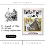 Eerste druk NL Editie | Roald Dahl Gruwelijke rijmen 1982, Boeken, Ophalen of Verzenden, Zo goed als nieuw