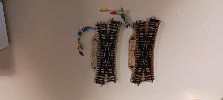 Marklin 5207/5208: Engelse wissel, Hobby en Vrije tijd, Modeltreinen | H0, Zo goed als nieuw, Rails, Wisselstroom, Märklin, Ophalen of Verzenden