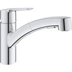 Grohe Keukenmengkraan met Uittrekbare Handdouche Chroom, Ophalen, Gebruikt, Chroom, Kraan