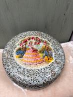 Ronde oud koekblik, Verzamelen, Blikken, Ophalen of Verzenden, Zo goed als nieuw, Koek(jes), Overige merken