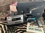 Philips Explorer VKR 6850 Camcorder + Tas, Batterij & Boekje, Ophalen of Verzenden, VHS of SVHS, Camera
