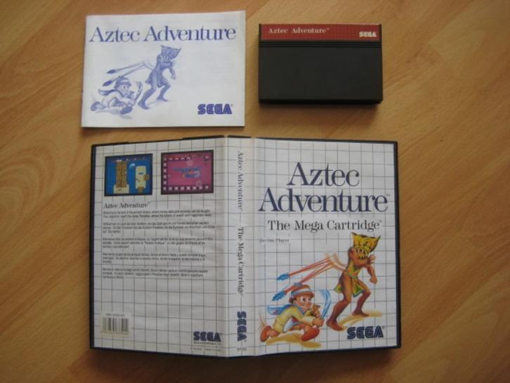 Aztec Adventure Sega Mastersystem Master System, Spelcomputers en Games, Games | Sega, Gebruikt, Master System, Avontuur en Actie
