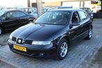 Seat Leon 1.8-20V Sport 125PK! Climate Cruise LM-Velgen NAP, Gebruikt, Zwart, 4 cilinders, Bluetooth